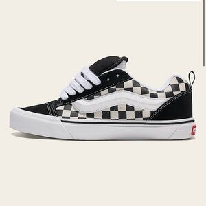 Vans Knu Skool Black and White Checkerboard Shoes